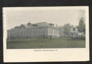 CHAMBERSBURG PENNSYLVANIA HOSPITAL BUILDING PA. 1906 VINTAGE POSTCARD