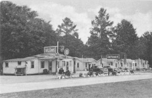 Lyons Georgia Shady Grove Tourist Camp Gas Station Vintage Postcard JI658331