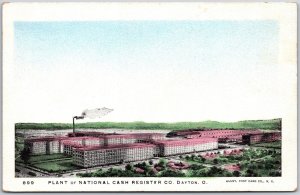 Dayton Ohio OH, Plant of National Cash Register Co. Building, Vintage Postcard