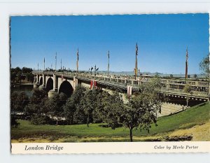 Postcard London Bridge, Lake Havasu City, Arizona