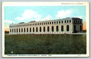 Mississippi River Power Company  Keokuk  Iowa   Postcard  c1925