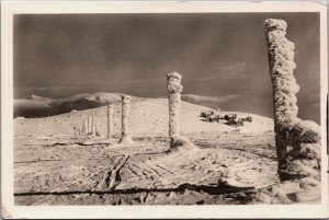 Czech Republic Krkonoše Chaty KČT na Zlatém návrší Vintage RPPC C215