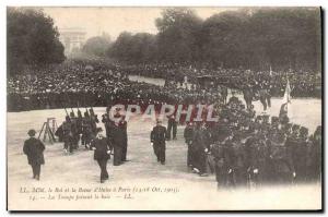 Old Postcard Messrs King and Queen of & # 1903 39Italie company making the bay