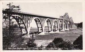 Oregon Coast Highway Coos Bay Bridge Real Photo