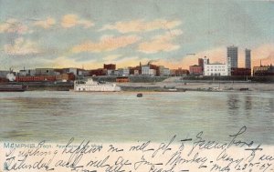 MEMPHIS TENNESSEE~APPROACHING THE WHARF~1907 TUCK SERIES #2008 POSTCARD