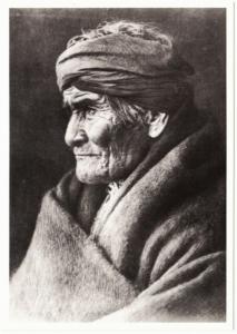 Geronimo Chiricahua Apache Chief in 1905 Native American Modern Postcard #2