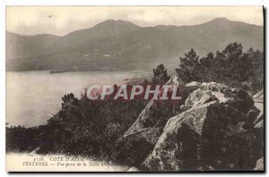 Postcard Old French Riviera Esterel shooting the Oriental Table