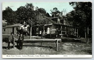 Cedar Rapids Iowa~Lower Palisades~Auto & Dog @ Rock View Tavern~1909 CU Williams