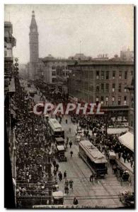 Old Postcard Sixteenth Street and D & F Tower Denver