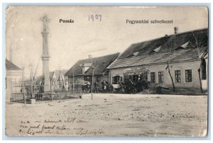 1907 Consumers' Association Pomaz Pest County Hungary Antique Postcard 