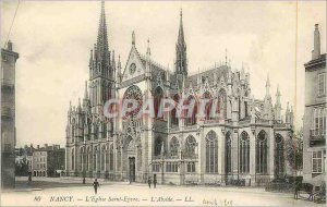 Old Postcard Nancy Church St Epure The Apse