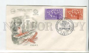448462 France 1962 year FDC Europa CEPT