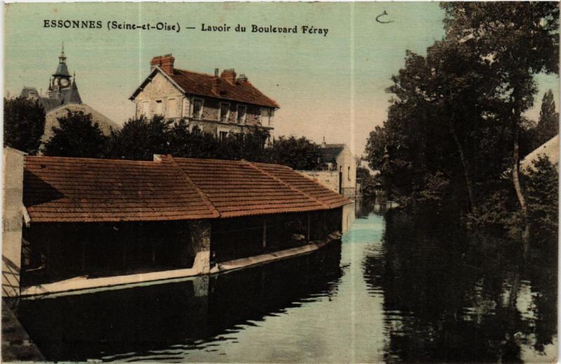 CPA ESSONNES - Lavoir du Boulevard Féray (488964)