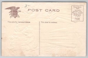 Christmas Children Filled Stocking At Fireplace Postcards I45