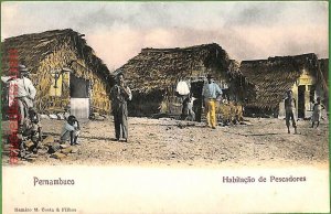 ah2790 - BRAZIL - VINTAGE POSTCARD Postal Antigua - Pernambuco, ETHNIC