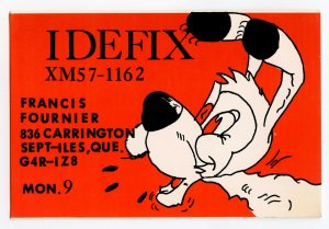 Nice Used QSL Radio Card From Sept-Iles Quebec Canada XM57-1162 