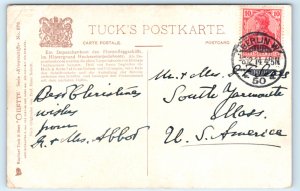 WWI German Navy Boat Postcard