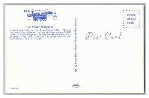 The Street Sprinkler Pioneer Village Minden Nebraska Postcard
