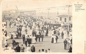 Boardwalk, showing Arcade Asbury Park, New Jersey  