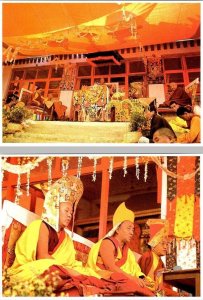 2~4X6 Postcards Bodh Gaya, India DALAI LAMA Kalachakra Initiation TIBET BUDDHIST