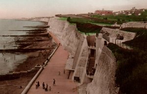 Vintage Postcard Rare Undercliff Walk Brighton Marina Ovingdean