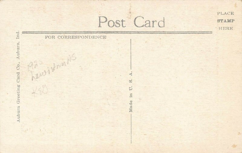 LP45 Newton Hamilton  Pennsylvania Postcard Methodist Training Camp