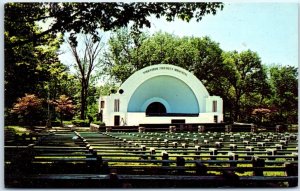 Postcard - The Firemen's Memorial Bandshell in City Park - Reading, Pennsylvania