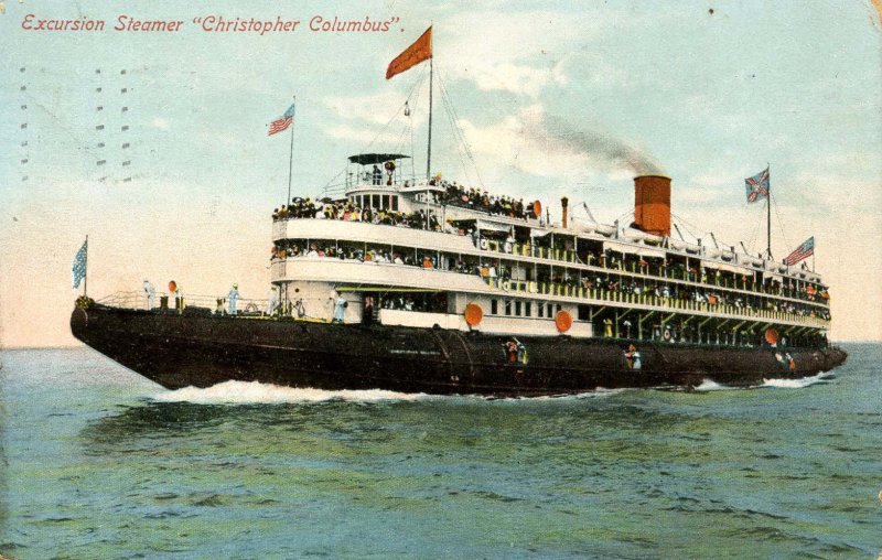 WI - Milwaukee. Excursion Steamer Christopher Columbus