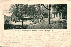 Postcard Missouri Excelsior Springs Siloam & Sulpho Saline Springs 1909 V77