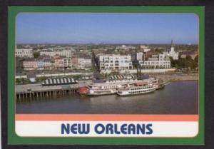 LA Natchez Riverboat NEW ORLEANS LOUISIANA Postcard PC