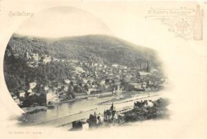 HEIDELBERG GERMANY DR FISHCHER'S ESSIGESSENZ POSTCARD 1900s