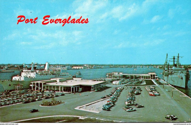 Florida Port Everglades Parking Area 1970