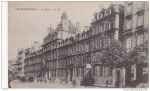 Le Lycee, BORDEAUX (Gironde), France, 1900-1910s