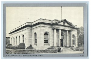 c1930's U.S. Post Office Building Bowling Green Ohio OH Vintage Postcard 