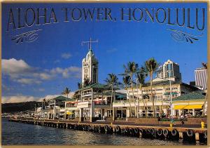 BG13757 aloha tower honolulu tower marketplace hawaii  usa