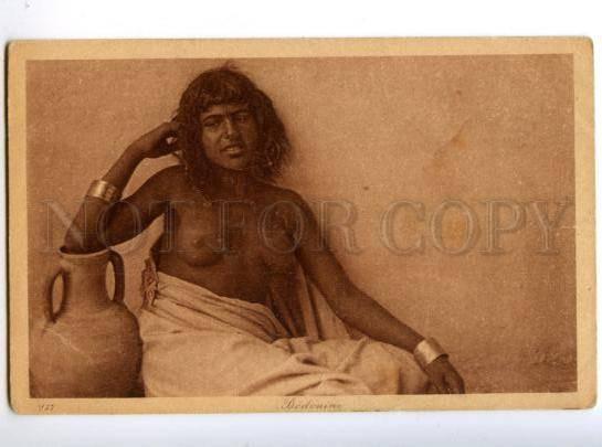 173805 ARABIAN semi-nude girl Bedouin Old Lehnert & Landrock