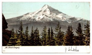 Antique Mt. Hood, Landscape, Undivided Back, OR Postcard