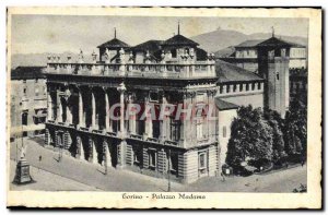 Old Postcard Torino Palazzo Madama