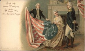 Betsy Ross George Washington American Flag GERMAN SUBTITLE Franz Huld PC