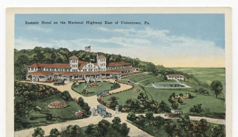 Postcard Summit Hotel National Highway East Uniontown PA