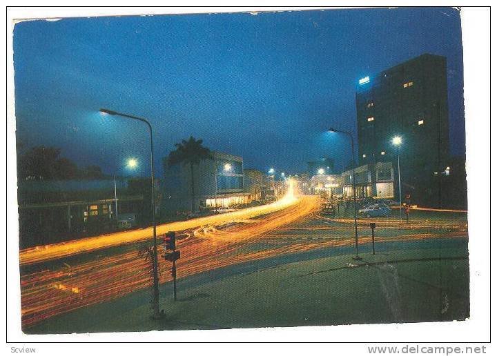 Yaounde by Night, Cameroun (Cameroon), Africa, 1950-1970s