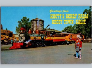 c1960 Old 41 Train Boot Hill Ghost Town Knotts Berry Farm California CA