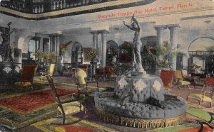 Rotunda Interior Tampa Bay Hotel Tampa Florida 1910c postcard