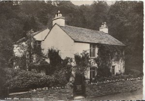 Cumbria Postcard - Dove Cottage - Grasmere - Real Photograph - Ref TZ5275