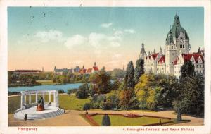 BG36310 hannover bennigsen denkmal und neues rathaus   germany