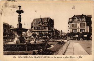 CPA DEAUVILLE - La Plage Fleurie - Le Morny et place Morny (515723)