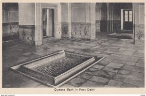 Queen's bath in Fort Delhi, India, 1900-10s