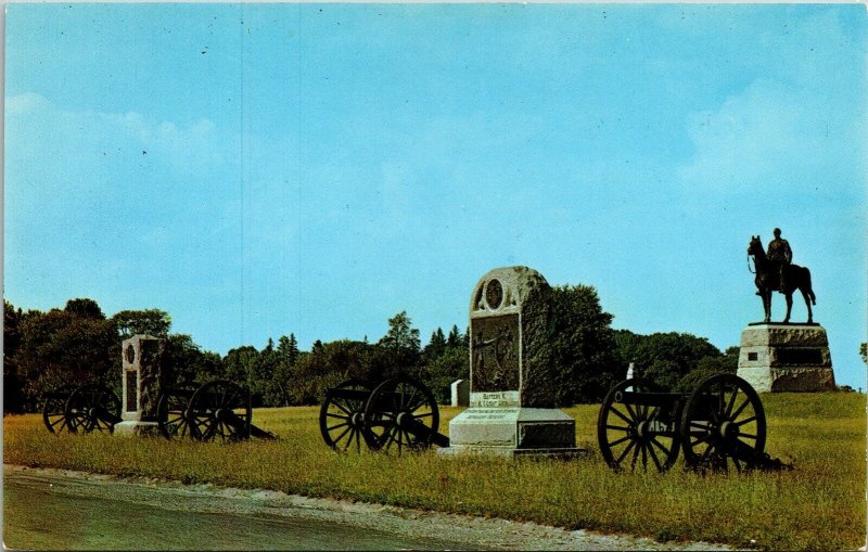 General George G Meade Memorial Gettysburg PA Pennsylvania VTG Postcard UNP 