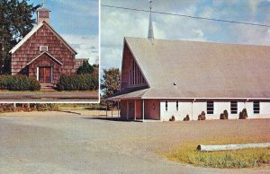 VINTAGE STANDARD SIZE POSTCARD ST. MARY'S CATHOLIC CHURCH LONG BEACH PENINSULA