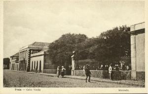 cape verde, PRAIA, Mercado, Market Place (1910s) Postcard 